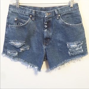 Wrangler Custom Made and Redone High Rise Shorts